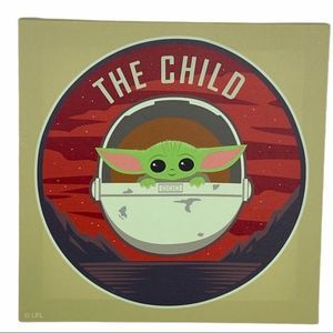 Star Wars Baby Yoda In His Carrier Picture 9.8x9.8